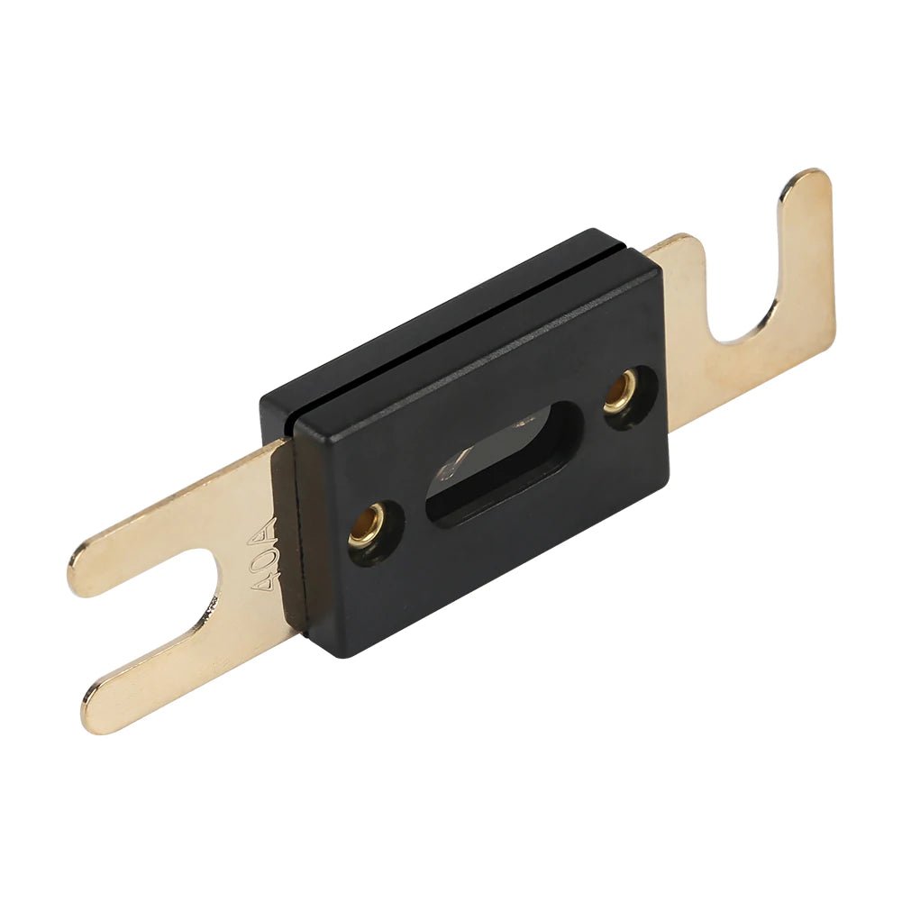 Rich Solar ANL Fuse Holder with 40A Fuse - Heavy Duty Inline Fuse Block for Car Audio, Marine, RV & Solar Power Systems - Waterproof & Corrosion Resistant Protection