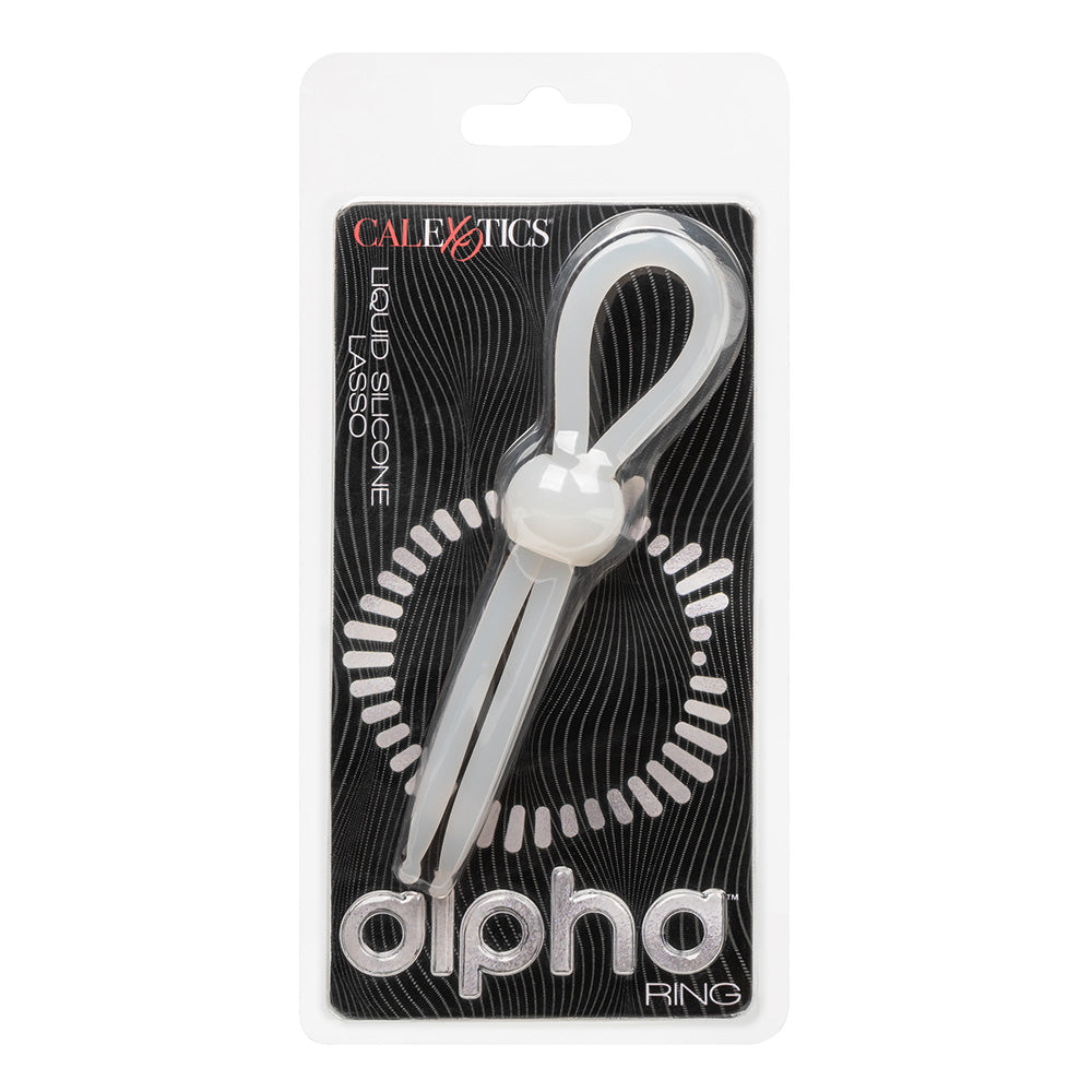 Premium Alpha Liquid Silicone Cock Ring - Stretchy & Comfortable Men's Enhancement Ring for Couples Play - Perfect for Intimate Moments & Enhanced Pleasure