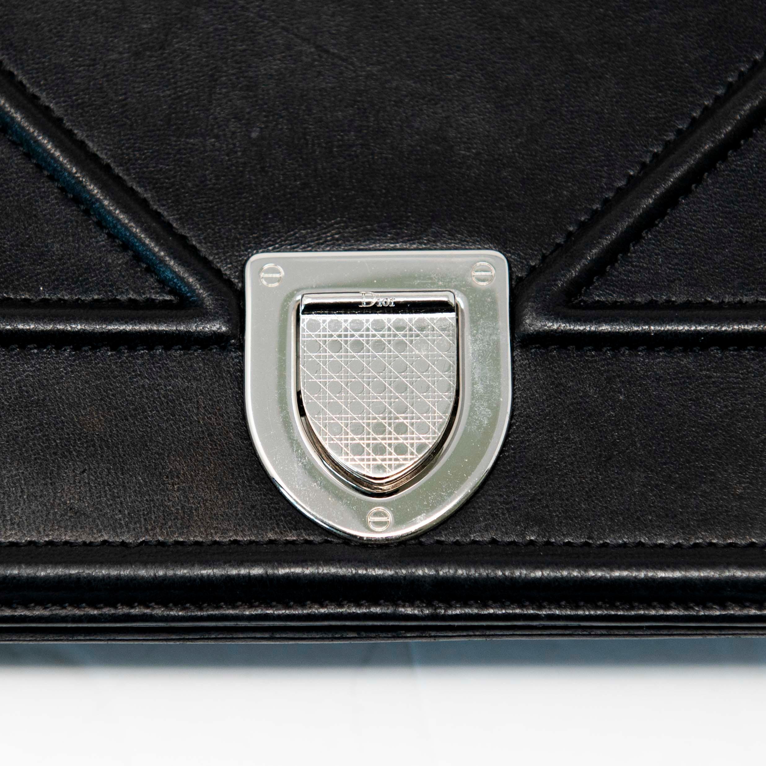 Dior Black Medium Diorama Flap Bag - Luxury Designer Handbag for Women | Perfect for Work, Evening Events & Everyday Use