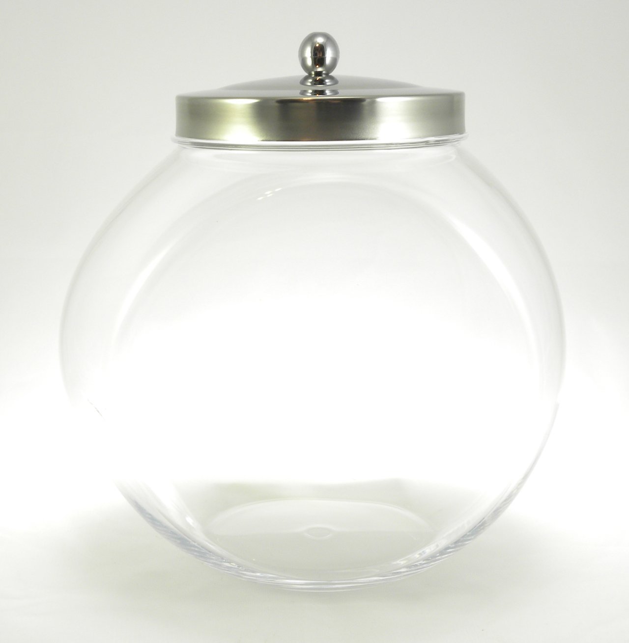 Half Gallon Acrylic Plastic Candy Jar with Lid - Bulk Candy Storage Container for Home, Office, or Retail Use - Perfect for Penny Candy, Gumballs, and Party Treats