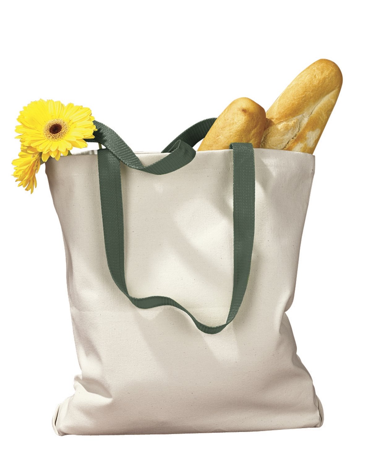 BAGedge BE010 Stylish Canvas Tote Bag with Contrasting Handles - Durable & Fashionable for Shopping, Beach, Work & Daily Use