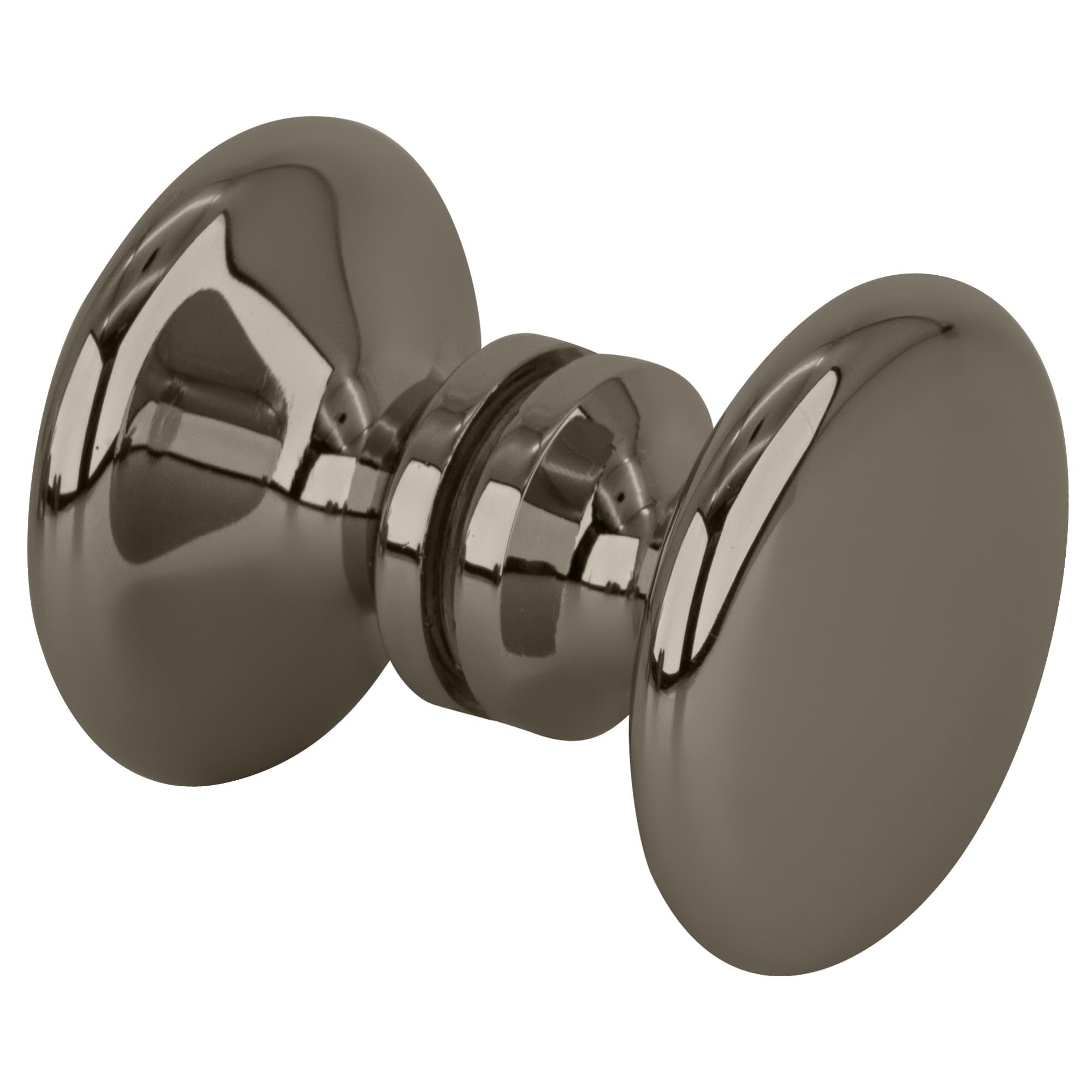 CRL SDK100PN Polished Nickel Traditional Back-to-Back Shower Door Knobs - Premium Bathroom Hardware for Elegant Shower Enclosures & Bathroom Renovations
