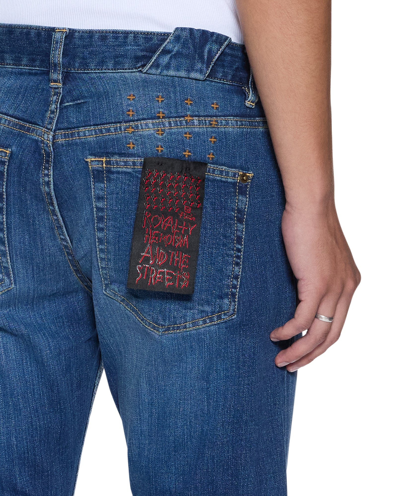Premium Chitch Selvedge Denim Jeans for Men - Classic Blue Raw Denim | Perfect for Casual Wear, Street Style & Everyday Comfort