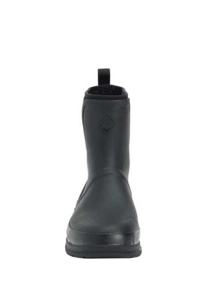 Muck Boots Men's Originals Pull-On Mid Boots - Waterproof Work & Outdoor Boots for Hunting, Farming & Hiking - Black