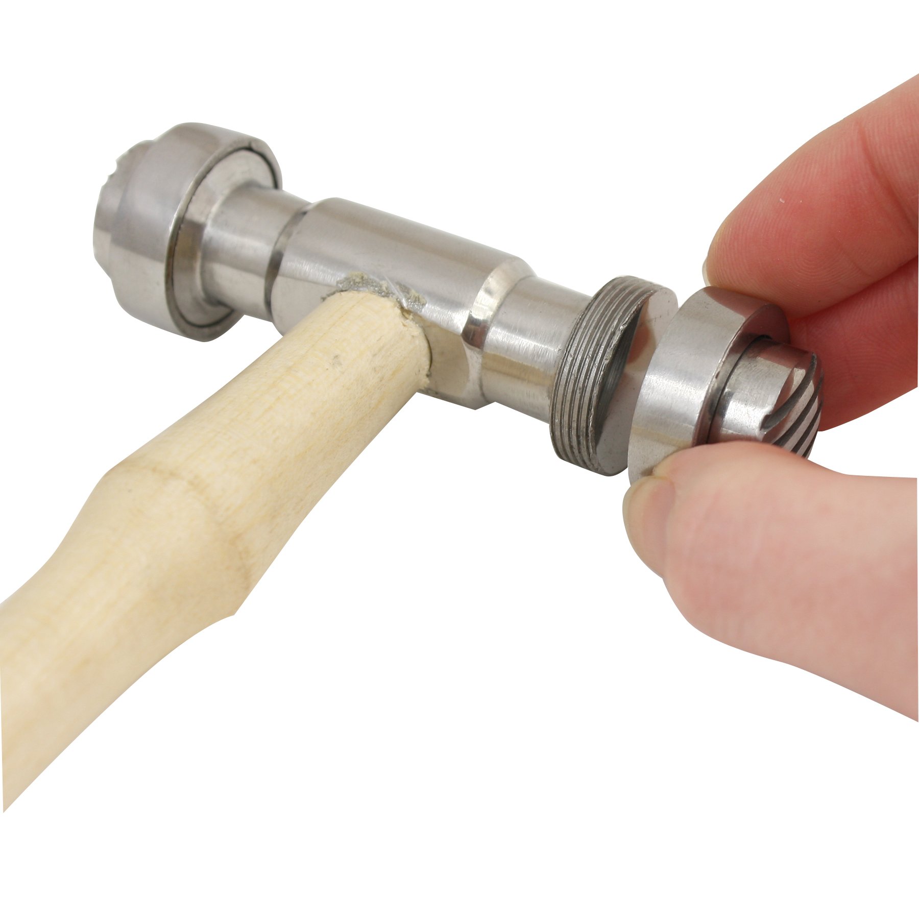 9-Face Texturing Hammer - HAM-470.00 for Concrete, Stone & Metal Work - Perfect for DIY Projects, Construction & Masonry