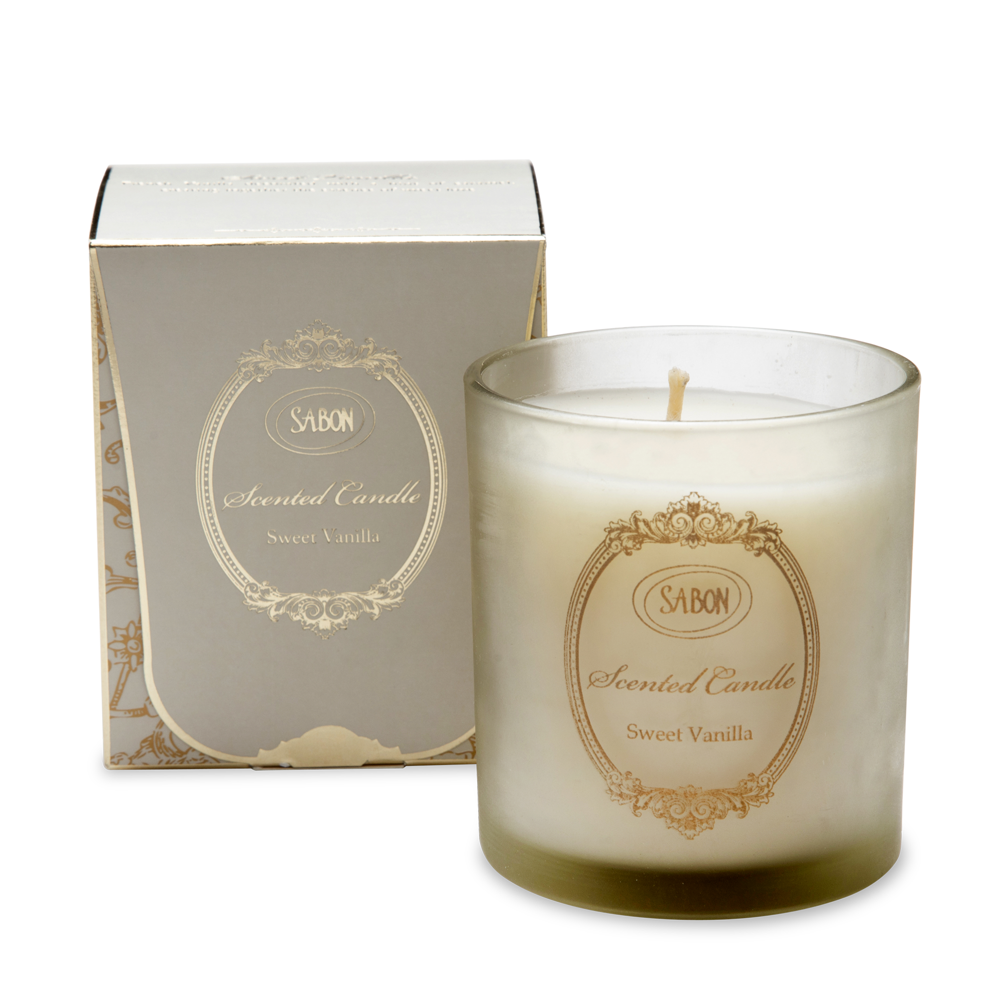 Premium Glass Jar Vanilla Scented Candle - Long Lasting Fragrance for Home, Bathroom & Relaxation