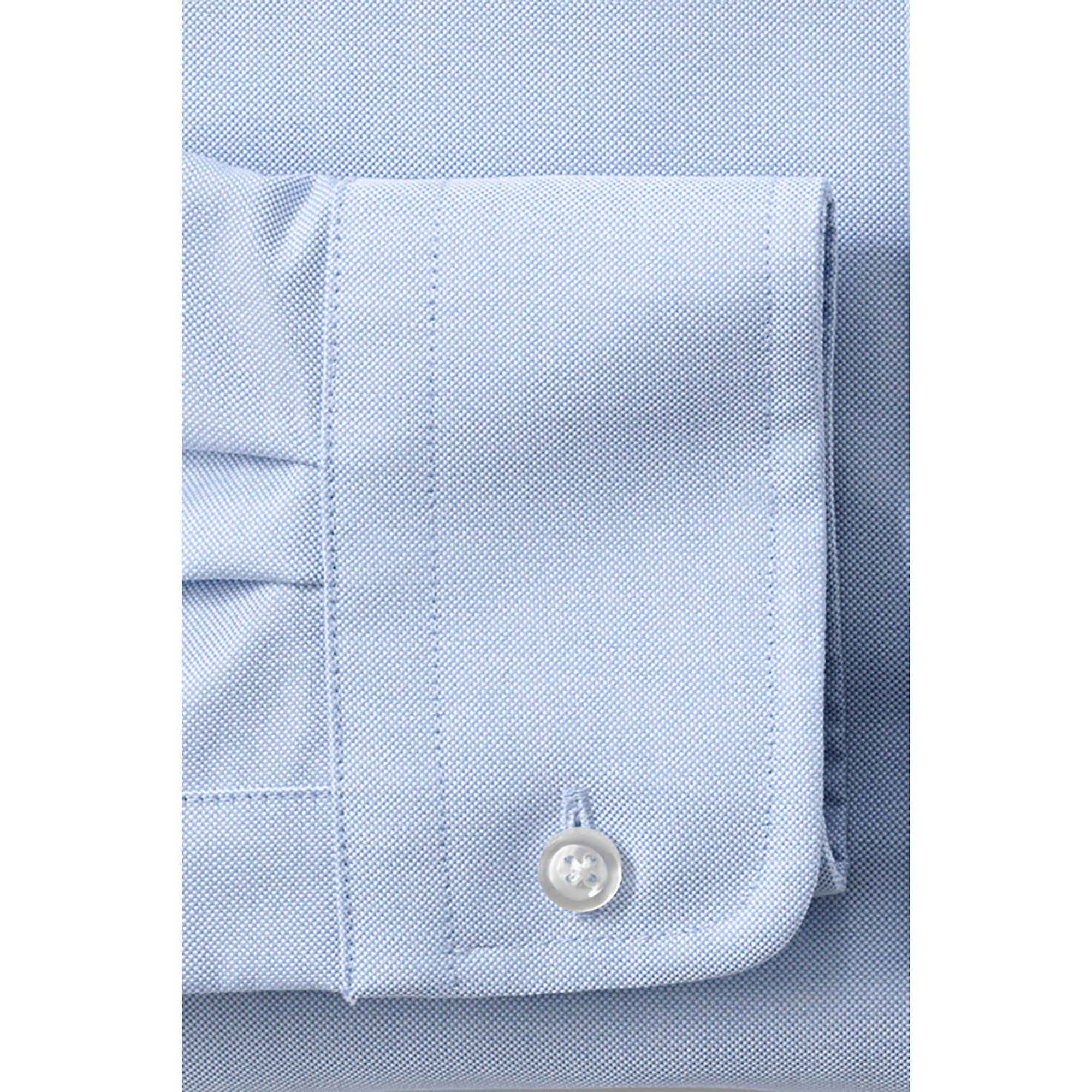 Lands' End Men's Long Sleeve Oxford Dress Shirt for School Uniforms | Classic Fit, Comfortable & Durable | Perfect for School, Office & Formal Occasions