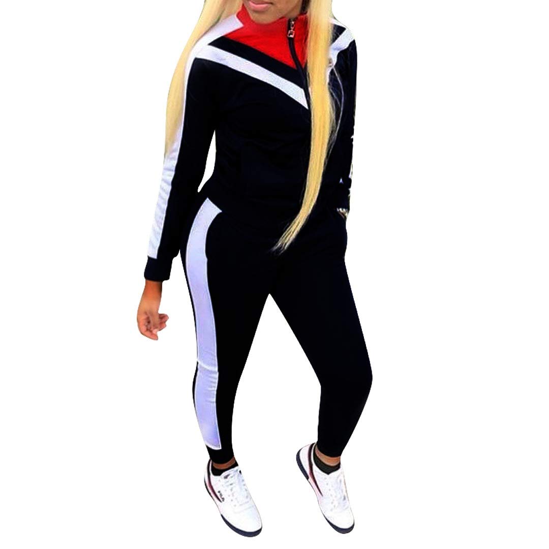 Women's 2-Piece Workout Sets - Jogging Sweatsuit Outfits for Running, Gym & Lounge | Comfortable Yoga Sweatpants & Hoodie Set for Women