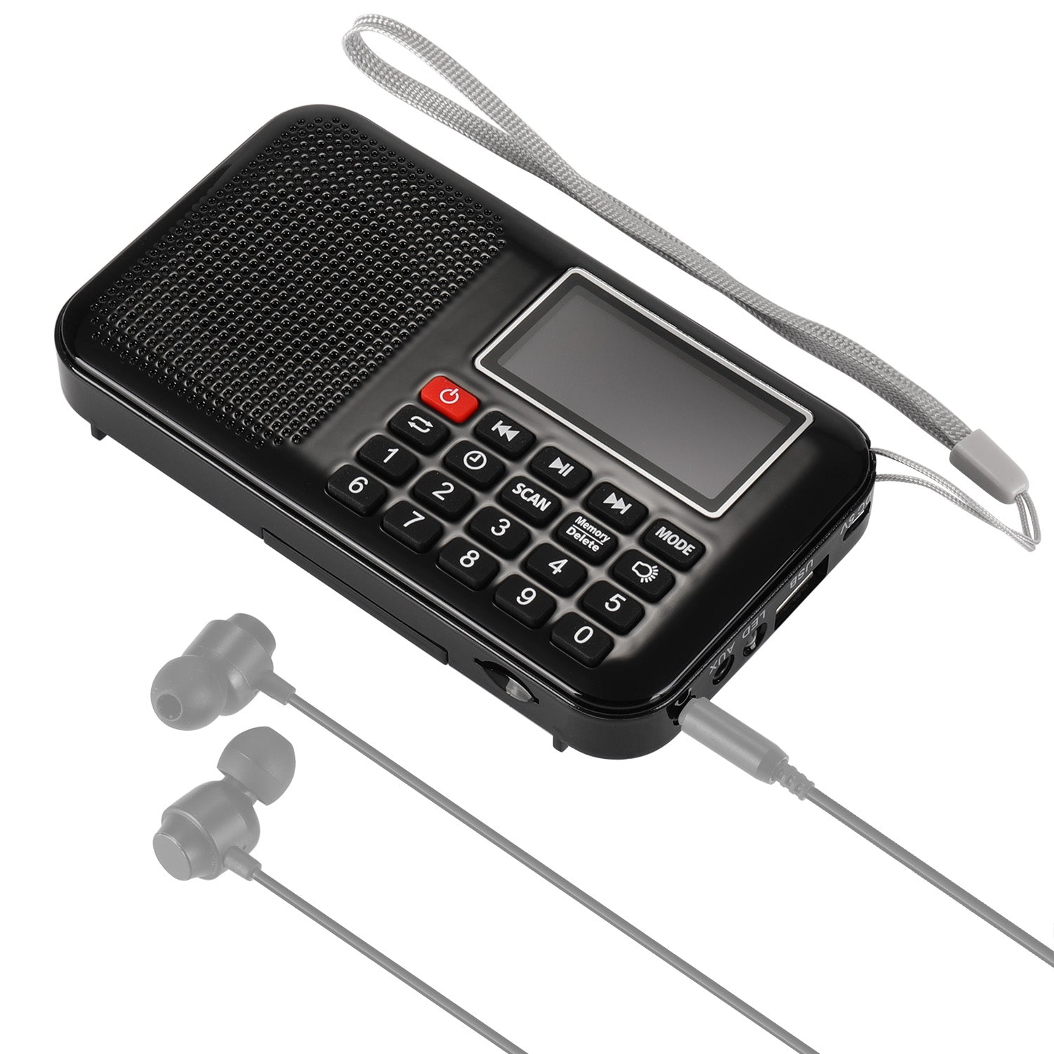 Raddy RF28 Digital Tuning FM Radio with MP3 Player, Flashlight & Sleep Timer | Portable AM/FM Radio with TF Card & USB Support | Perfect for Camping, Emergencies & Home Use