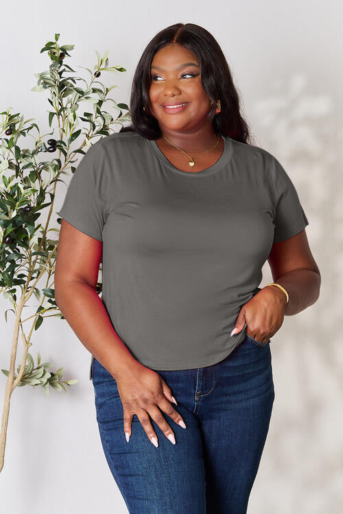 Round Neck Short Sleeve T-Shirt for Men & Women - Comfortable Cotton Casual Tee for Everyday Wear, Gym, and Outings