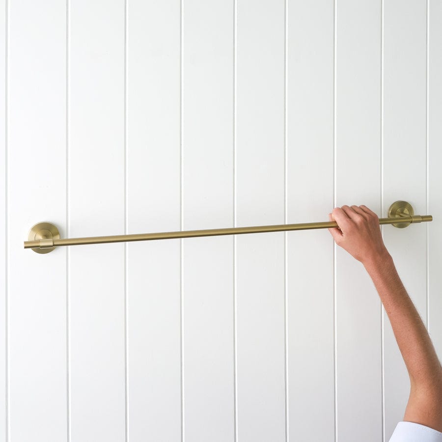 Premium Heated Towel Rail - Brushed Nickel Finish - Bathroom & Spa Luxury for Cozy Warm Towels