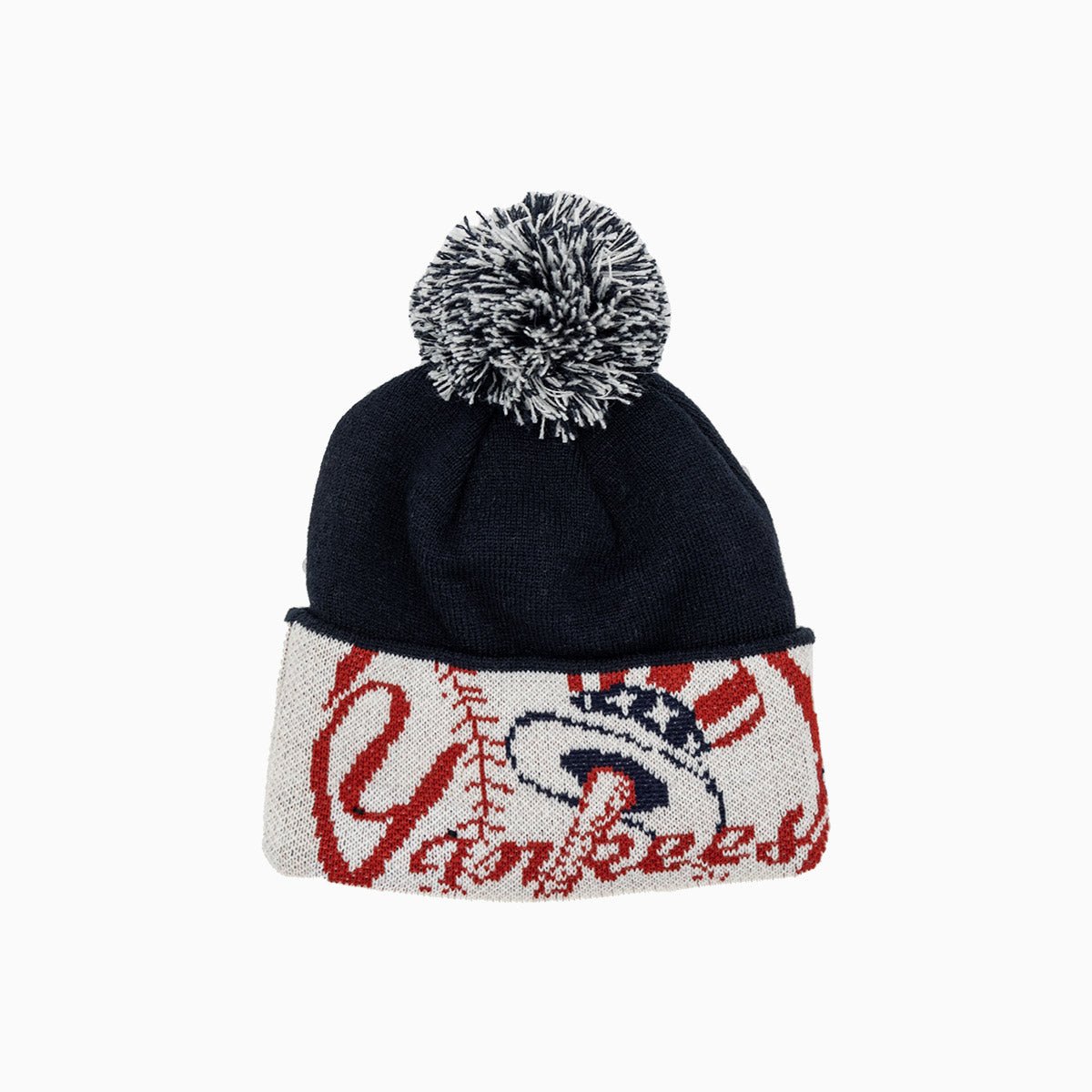 New York Yankees MLB Kids Pom Knit Beanie Hat - Winter Warm Baseball Cap for Boys & Girls - Perfect for Cold Weather & Game Day Outfits