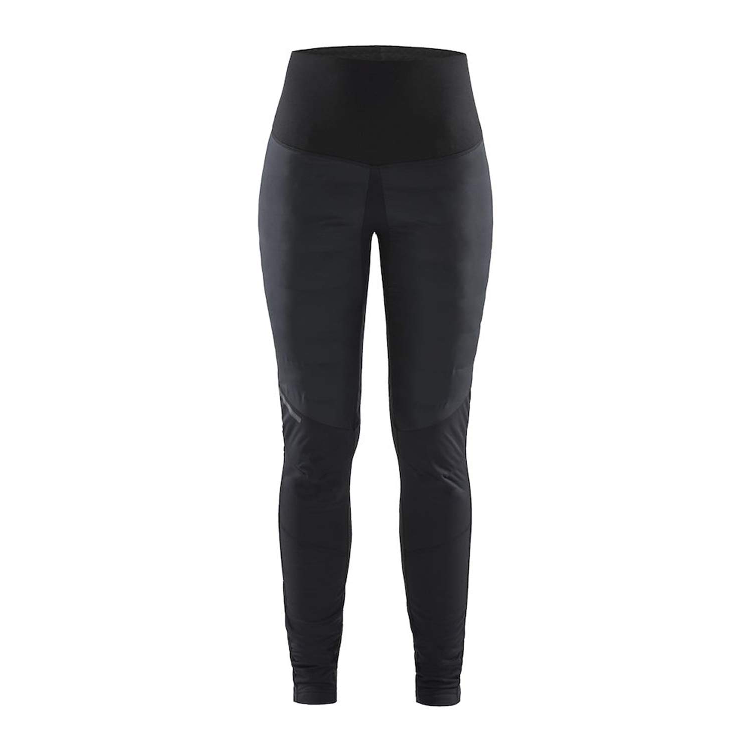 Women's Thermal Primaloft Nordic Tights for Cross Country Skiing - Winter Running & Outdoor Activities - Black