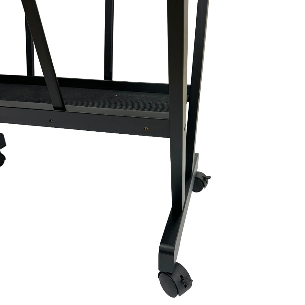 Professional Black ProBoards Rigid Backdrop Stand - Durable Photography Storage Rack for Studio & Events - Perfect for Photo Shoots, Video Production, and Trade Shows