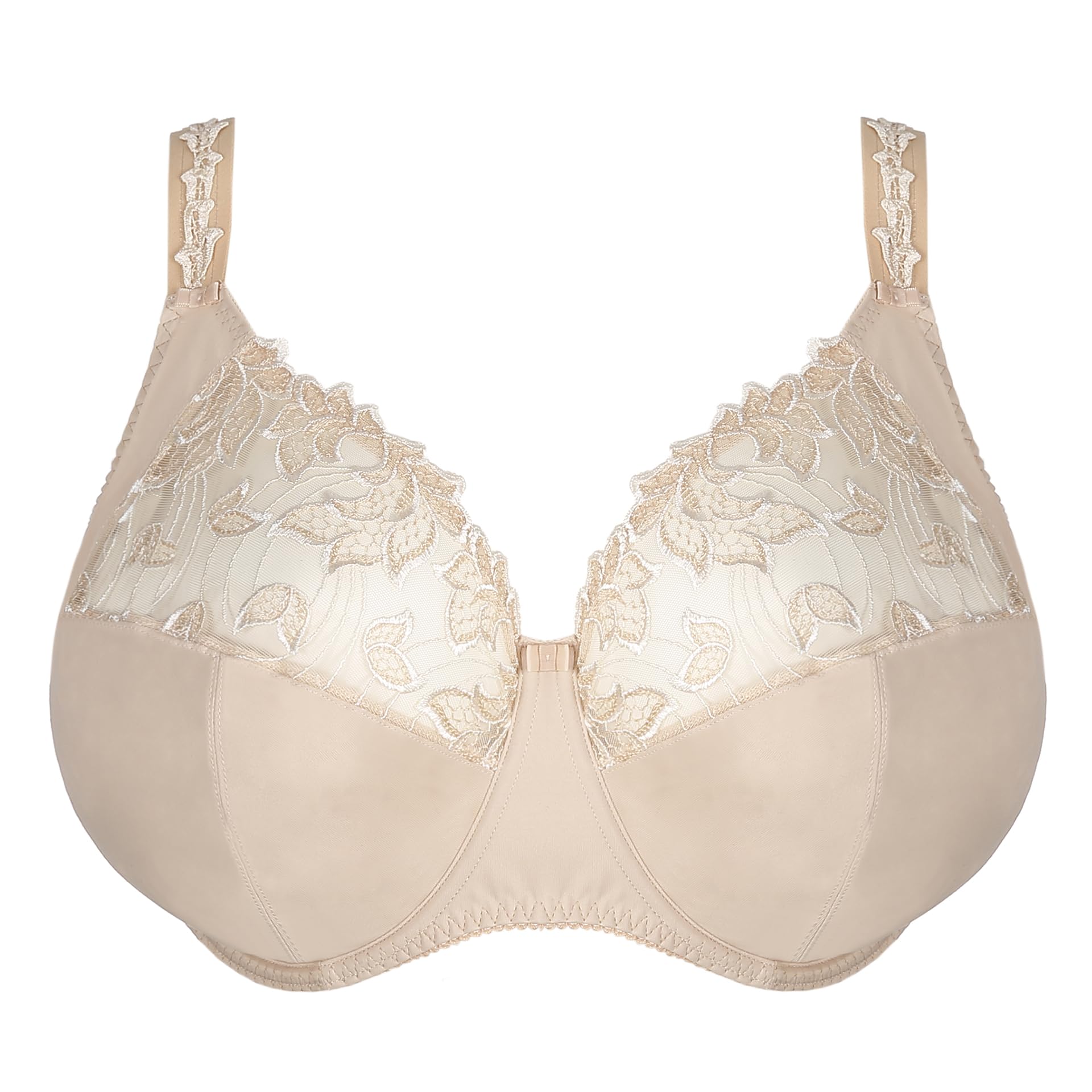 PrimaDonna Deauville Side Support Bra 44I (Cafe) - Full Coverage Plus Size Lingerie for Women | Perfect for Everyday Comfort & Special Occasions