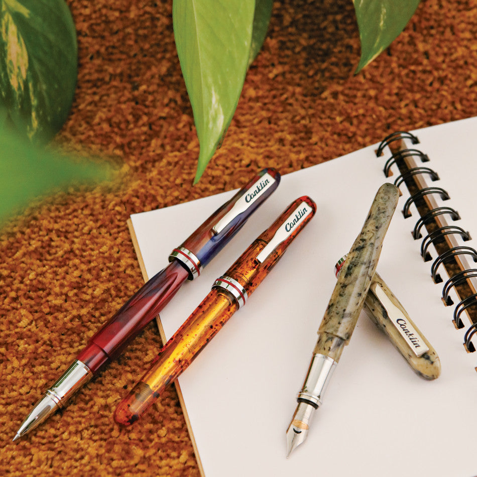 Conklin Empire Rollerball Pen - Premium Writing Instrument with Smooth Ink Flow - Perfect for Office, Journaling & Gift Giving (Oatmeal Color)