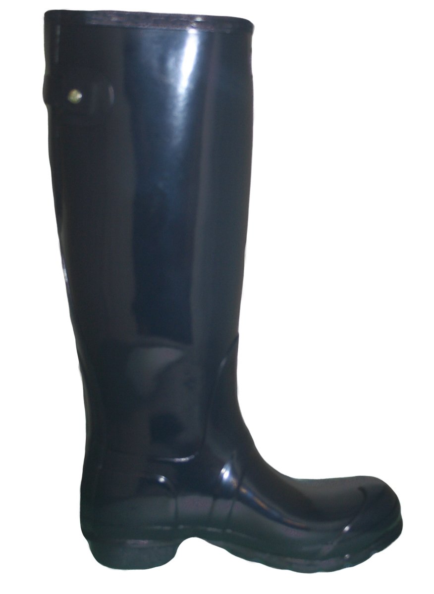 Hunter Women's Original Adjustable Gloss Rain Boots - Waterproof Comfortable Rubber Boots for Women, Perfect for Gardening, Hiking & Rainy Days