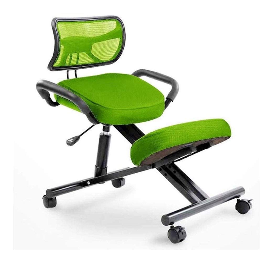 Ergonomic Kneeling Chair with Back Support - Adjustable Posture Correction for Home & Office Use, Perfect for Computer Work, Studying, Writing & Health Care