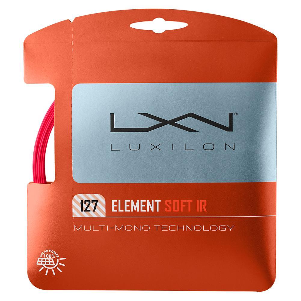 Element Soft IR 127 Tennis String - Premium Synthetic Gut for Control & Comfort | Perfect for Recreational & Competitive Players on Hard Courts & Clay Courts