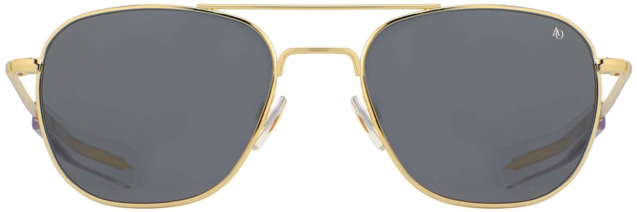 AO Original Pilot Sunglasses - SkyMaster Glass Lenses for Men & Women | Vintage Aviator Style with UV Protection | Perfect for Driving, Flying & Outdoor Activities