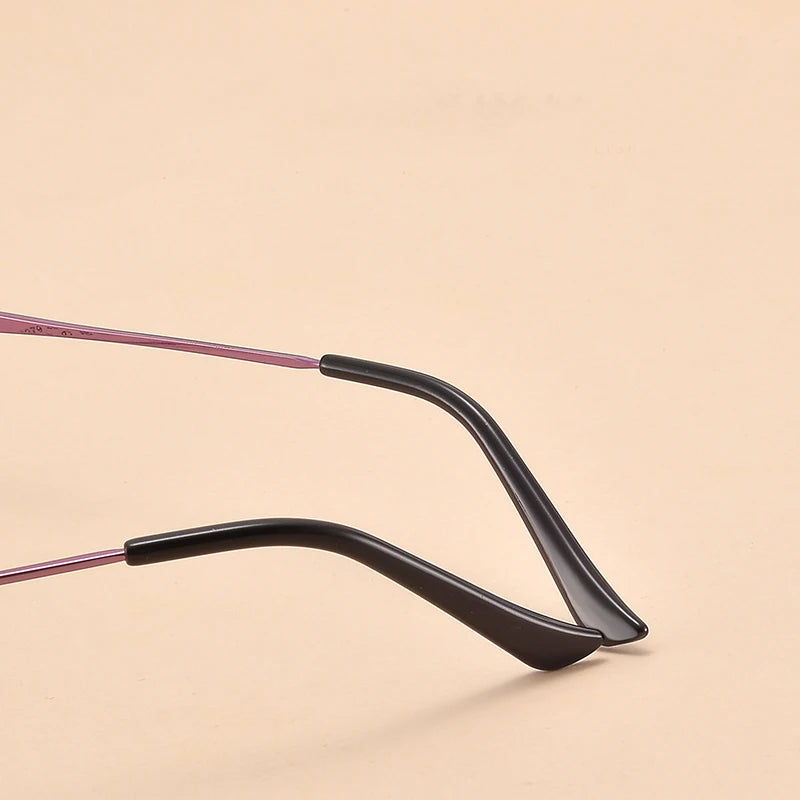Bclear Women's Full Rim Small Oval Square Alloy Eyeglasses My2079 - Stylish Lightweight Frame for Work, Reading & Everyday Use
