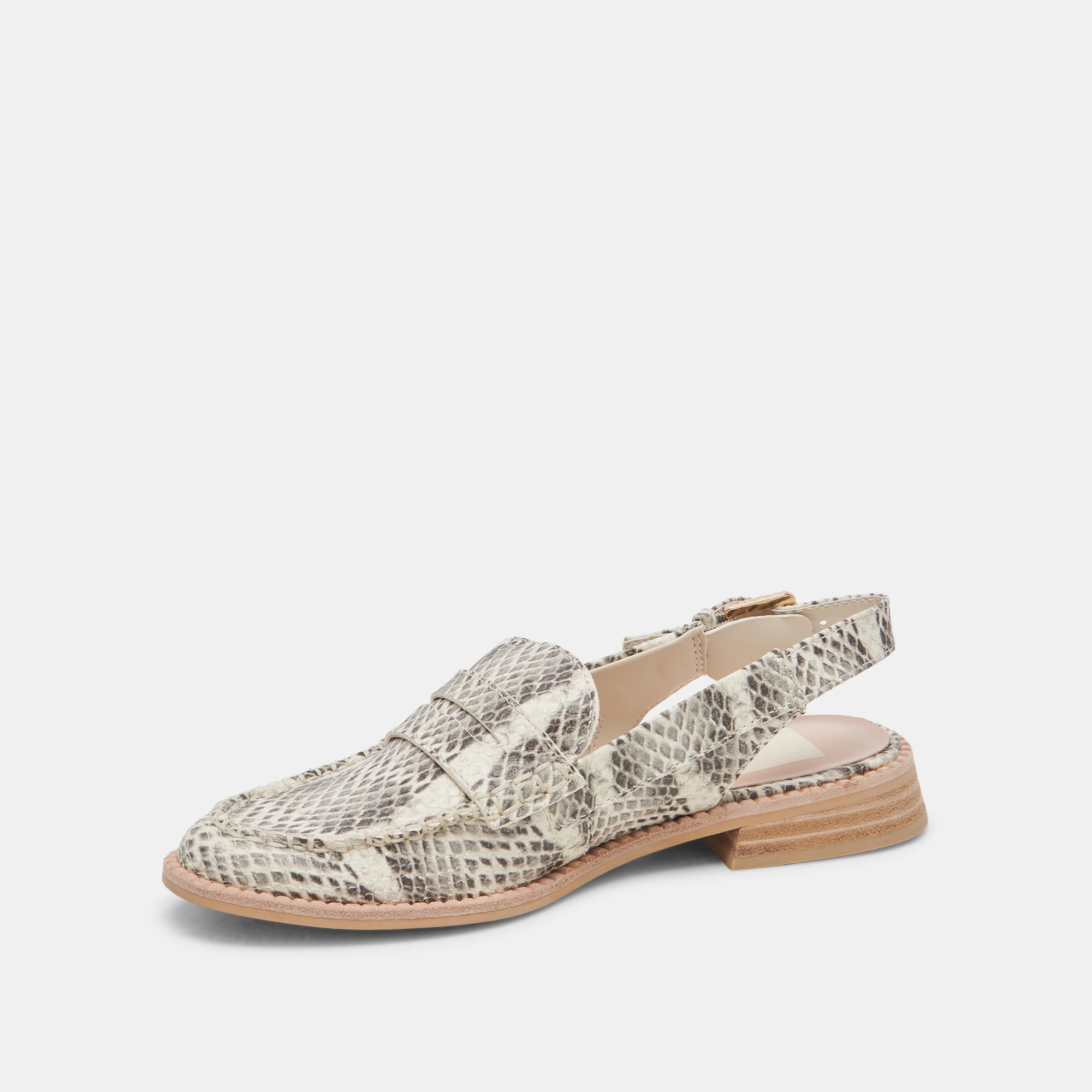 Hard Loafers for Men & Women - Grey & White Snake Embossed Slip-On Shoes - Perfect for Casual Wear, Office & Outdoor Activities