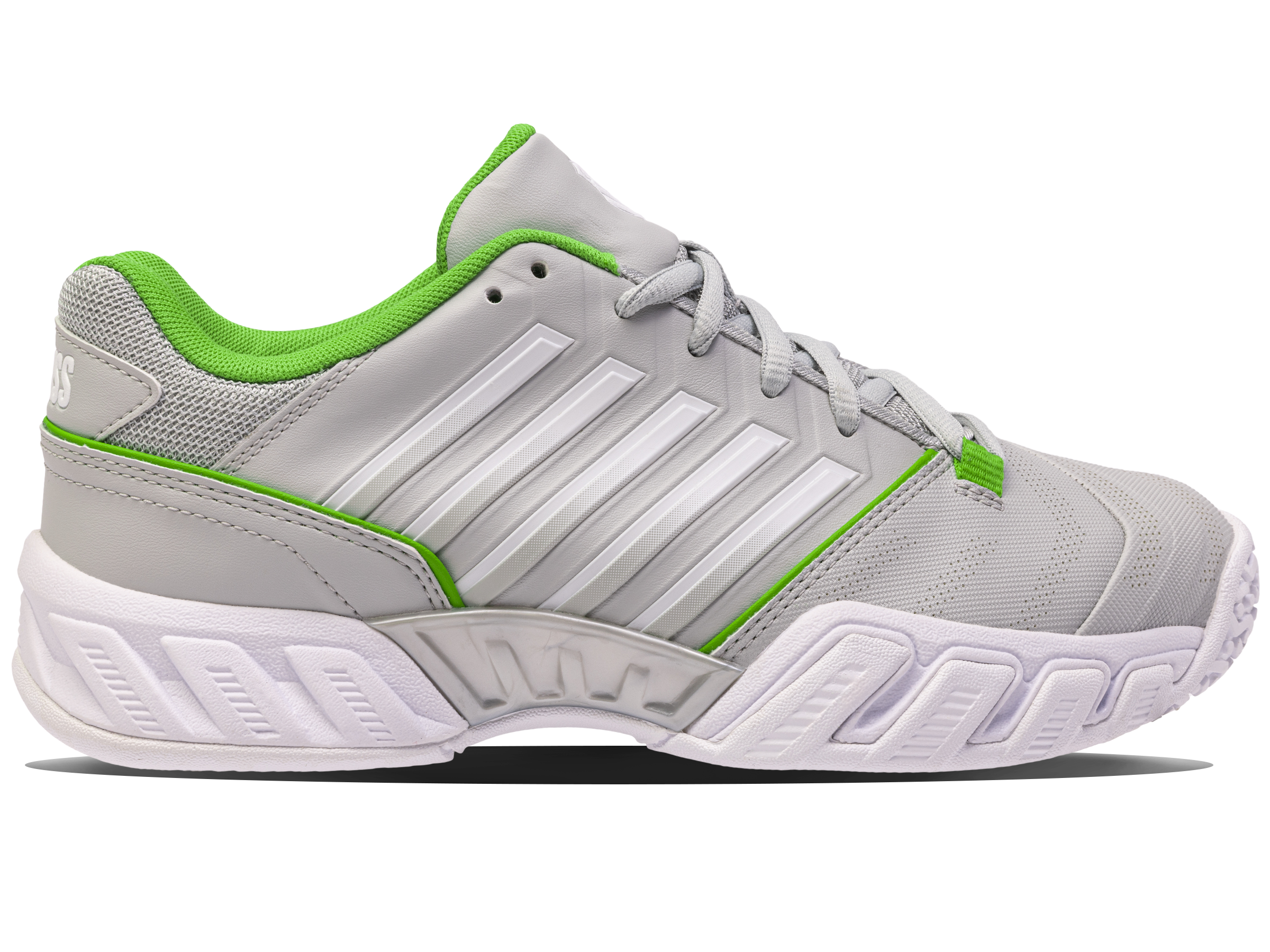 BIGSHOT LIGHT 4 OMNI Running Shoes - Gray Violet/White/Lime Green | Women's Athletic Sneakers for Jogging, Gym & Outdoor Workouts