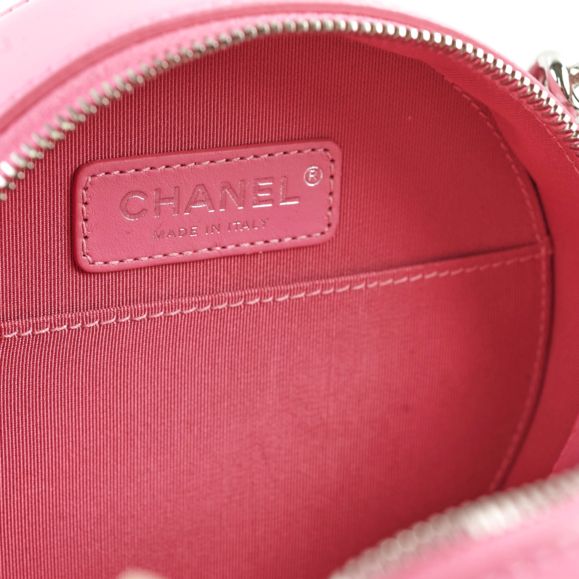 Chanel Patent Leather Round Earth Crossbody Bag in Pink - Elegant Shoulder Bag for Women, Perfect for Parties, Dates, and Everyday Use