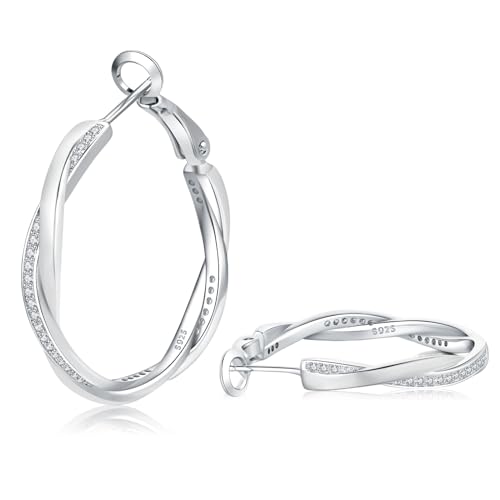 d#sliver hoop-30mm