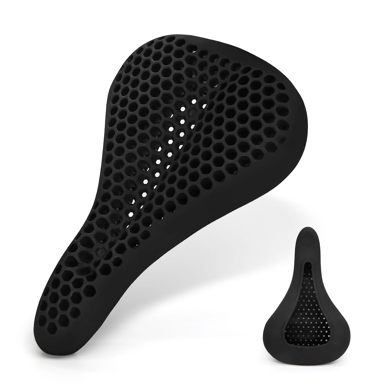 Gel Bike Seat Cushion - Comfortable Padded Bicycle Saddle Cover for Men & Women - Universal Fit for Mountain & Road Bikes - Perfect for Long Rides, Commuting & Indoor Cycling Workouts