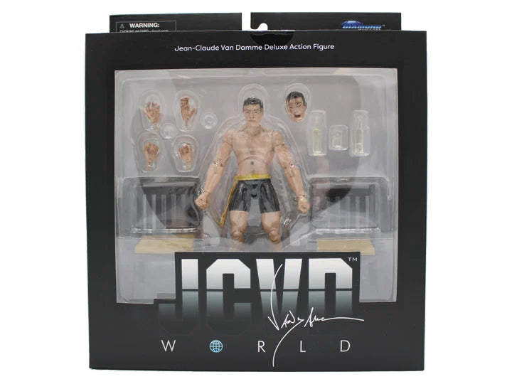 Jean Claude Van Damme Deluxe Action Figure - Collectible Martial Arts Movie Toy for Fans & Display - Perfect for Home Decor, Gifts, and Action Figure Collections