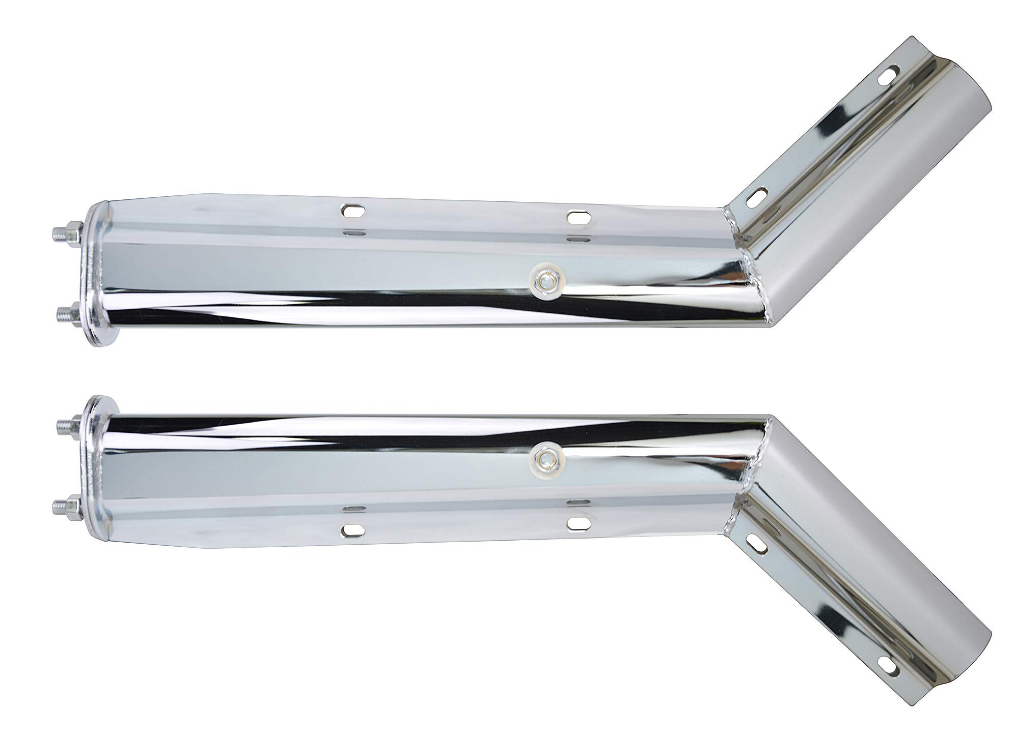 Stainless Steel Angled Mud Flap Hanger with Spring Loaded Design - 2.5