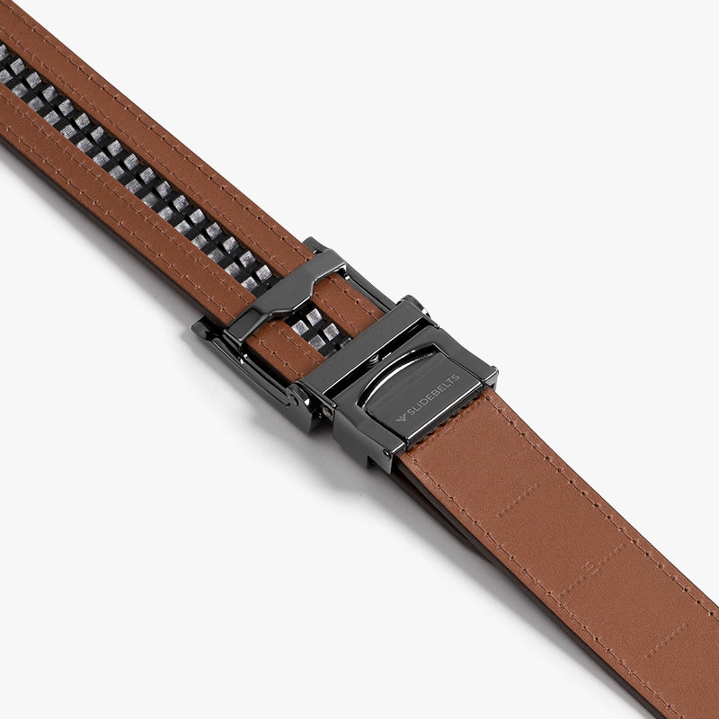 Premium Full Grain Leather Belt for Men - Genuine Adobe Leather Dress & Casual Belt - Durable & Stylish for Office, Business, Wedding & Everyday Wear