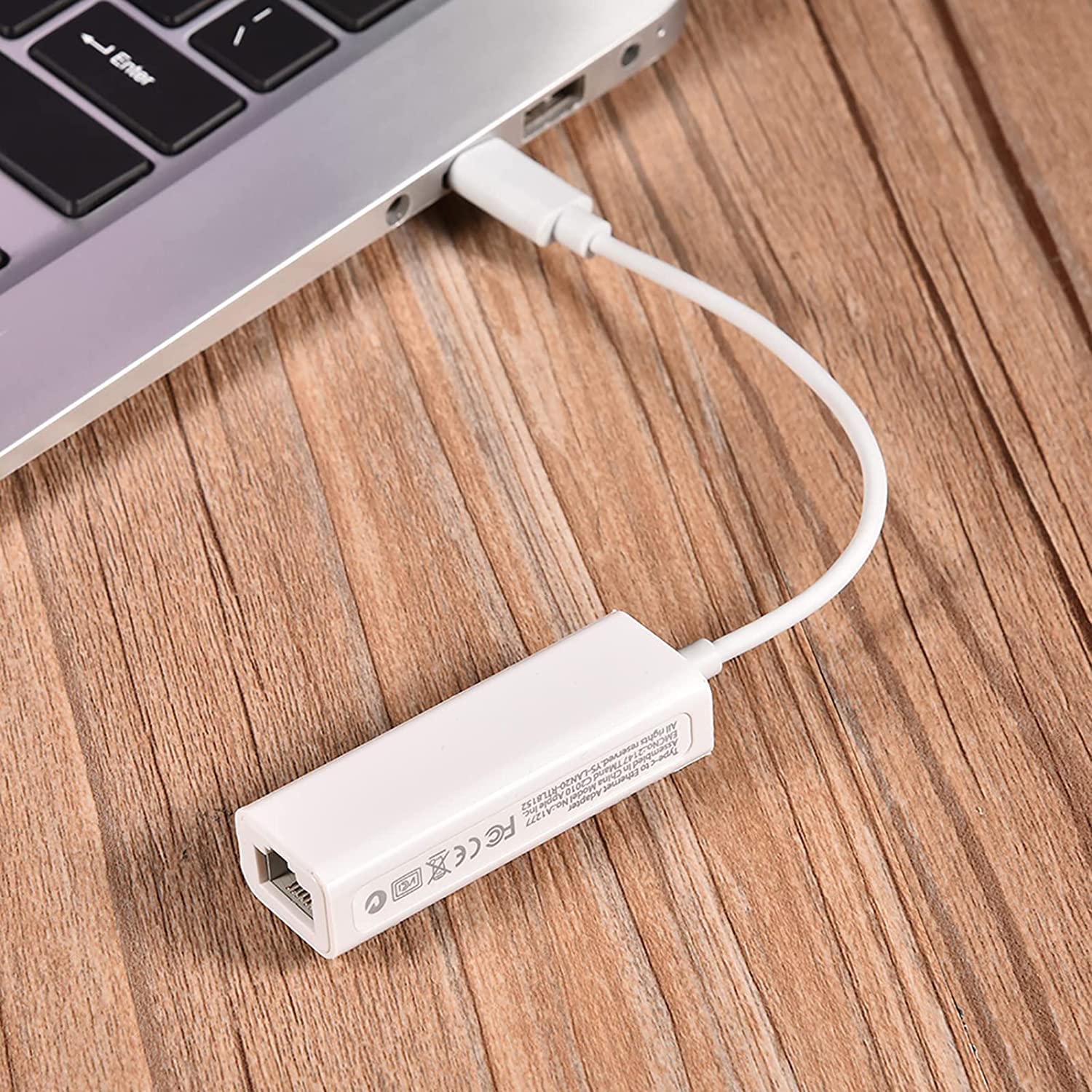 USB C to Ethernet Adapter 1000Mbps, Thunderbolt 3 & USB-C Gigabit LAN Network Adapter for MacBook Pro/Air, Windows Laptops, Chromebook - Stable Wired Internet Connection for Gaming, Streaming & Remote Work