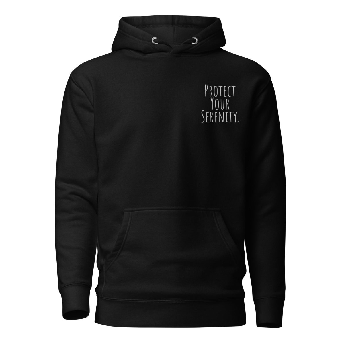 Premium Embroidered Hoodie for Mindfulness & Self-Care - Soft Comfortable Sweatshirt for Meditation, Yoga, and Relaxation