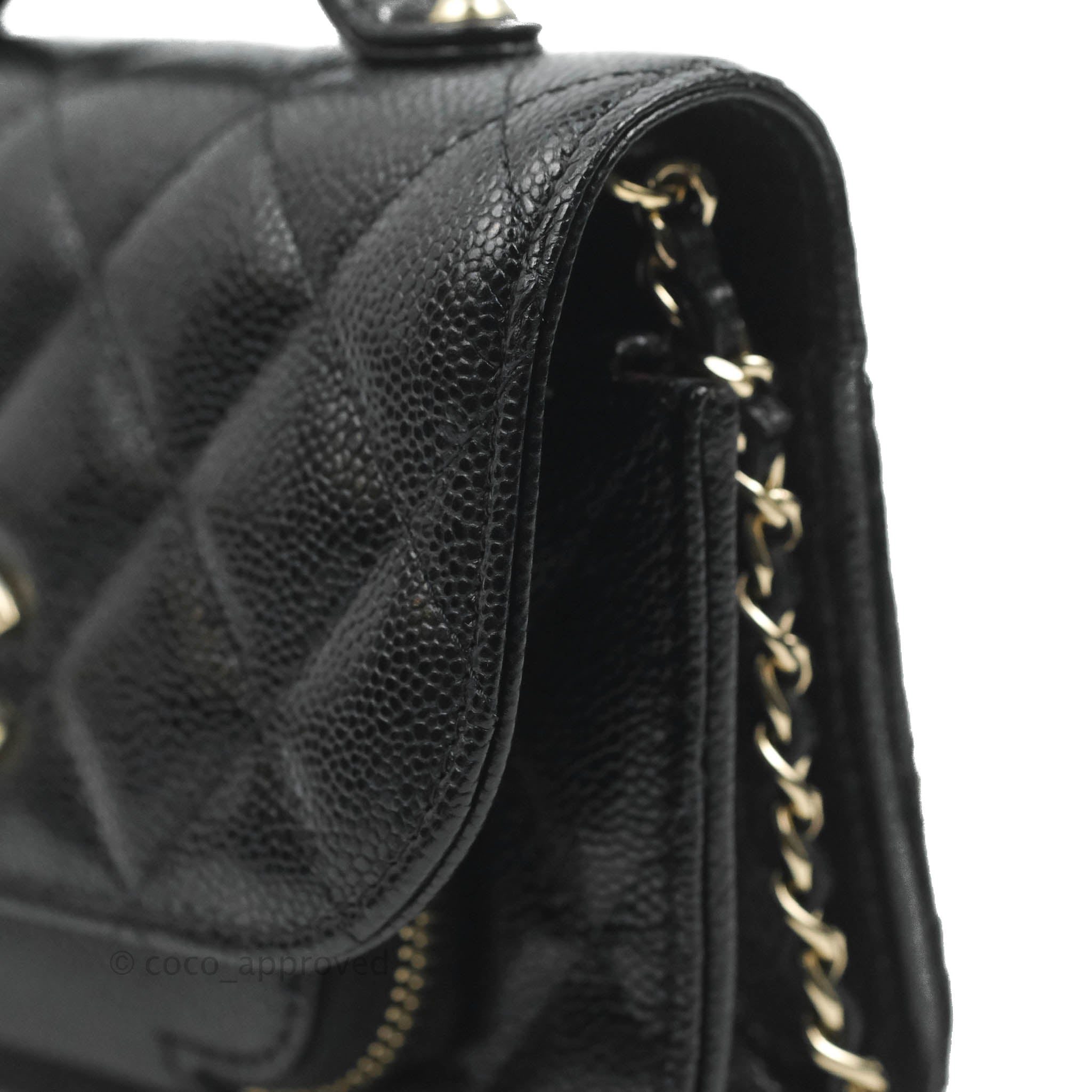 Chanel Business Affinity Clutch with Chain - Black Caviar Leather & Gold Hardware - Perfect for Work, Evening Events & Luxury Gift Giving