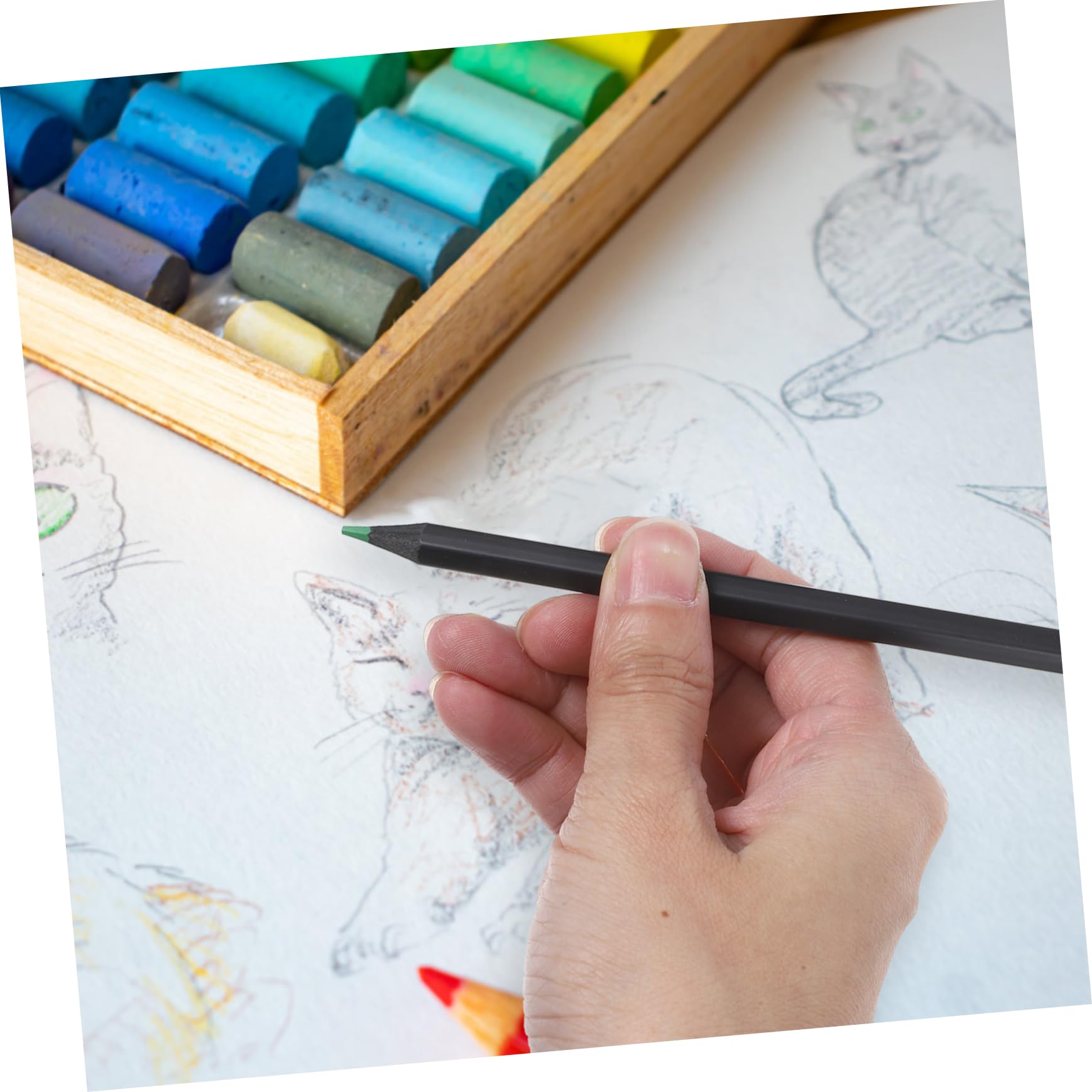 SEWACC 36-Piece Professional Colored Pencils Set - Premium School Drawing Pencils for Artists & Students | Perfect for Sketching, Coloring Books & Classroom Projects
