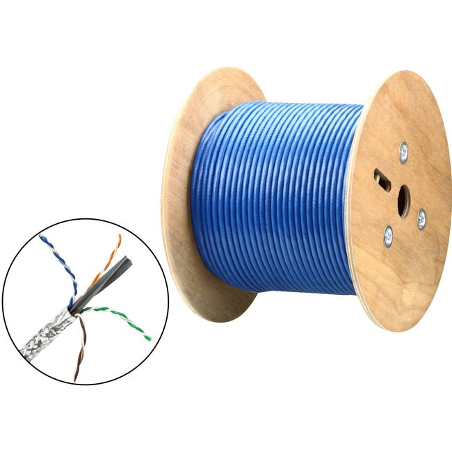 1000Ft Cat6 Ethernet Cable - High-Speed SF/UTP Network Cable for Home, Office & Gaming - 1000ft Bulk LAN Cable with Snagless RJ45 Connectors - Perfect for Indoor/Outdoor Networking & Server Rooms
