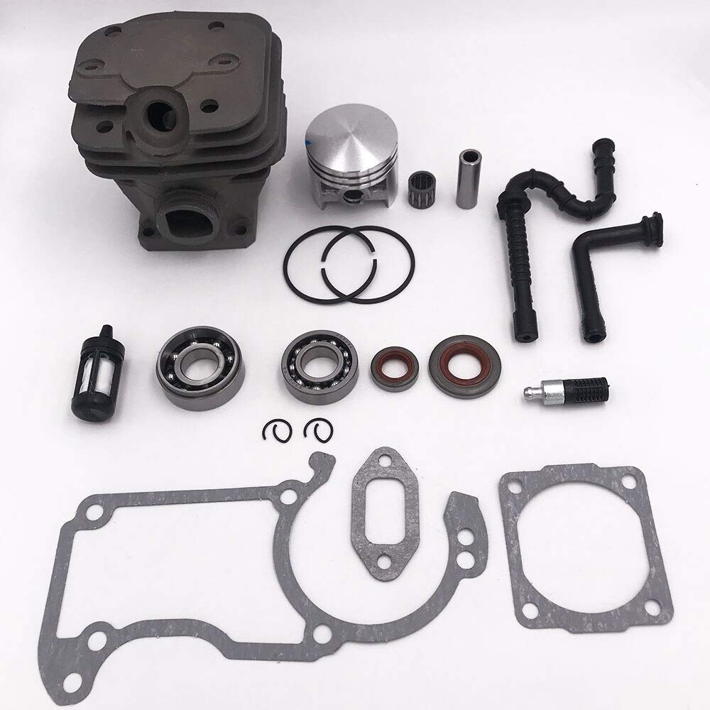Stihl Chainsaw 024 MS240 42mm Replacement Piston Kit - Includes Cylinder, Piston, WT Gasket, Oil Seal & Bearing - High Hardness & Strength for Forestry & Tree Cutting