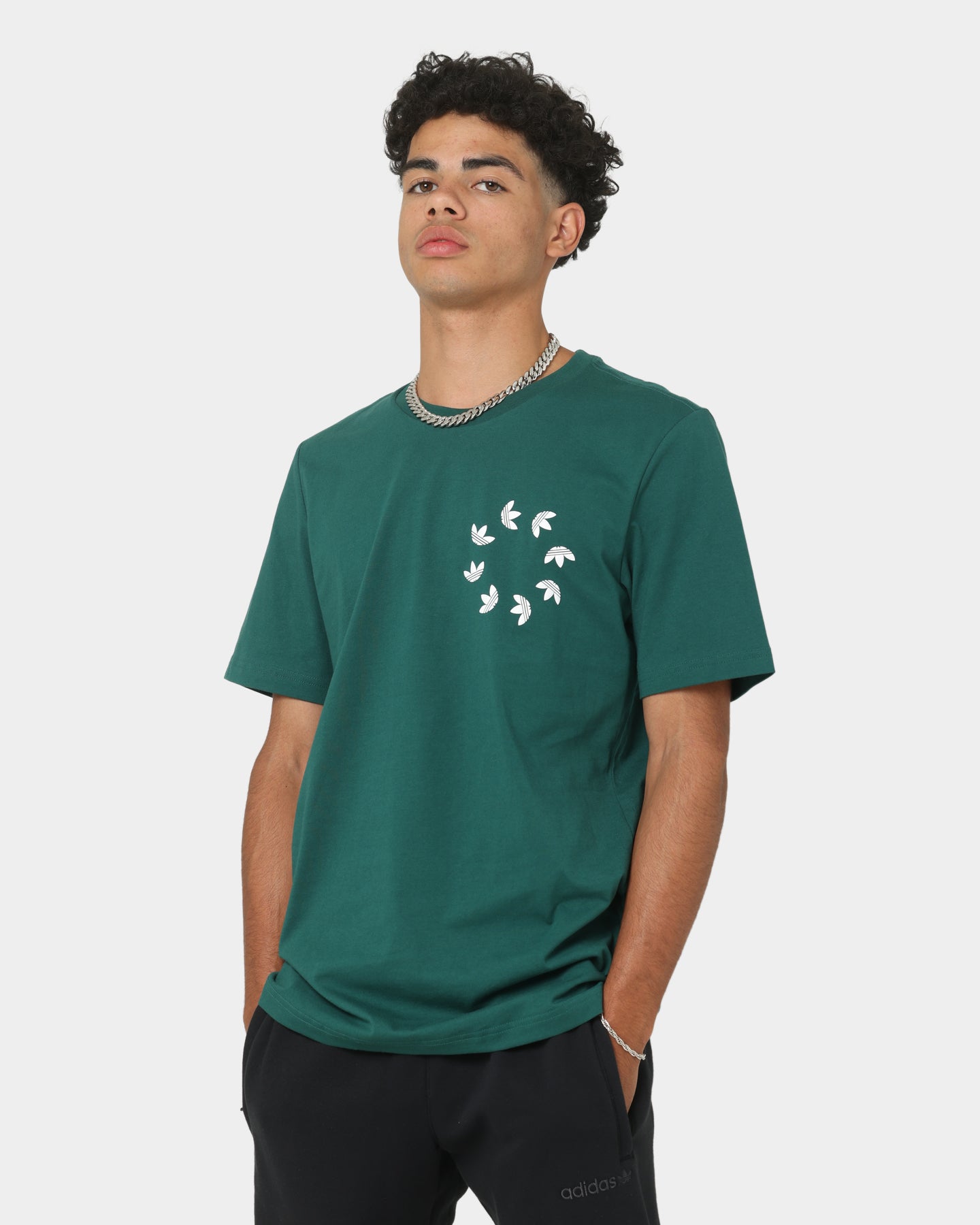 Adidas Bold T-Shirt for Men - Collegiate Green Athletic Tee | Gym, Running, Casual Wear