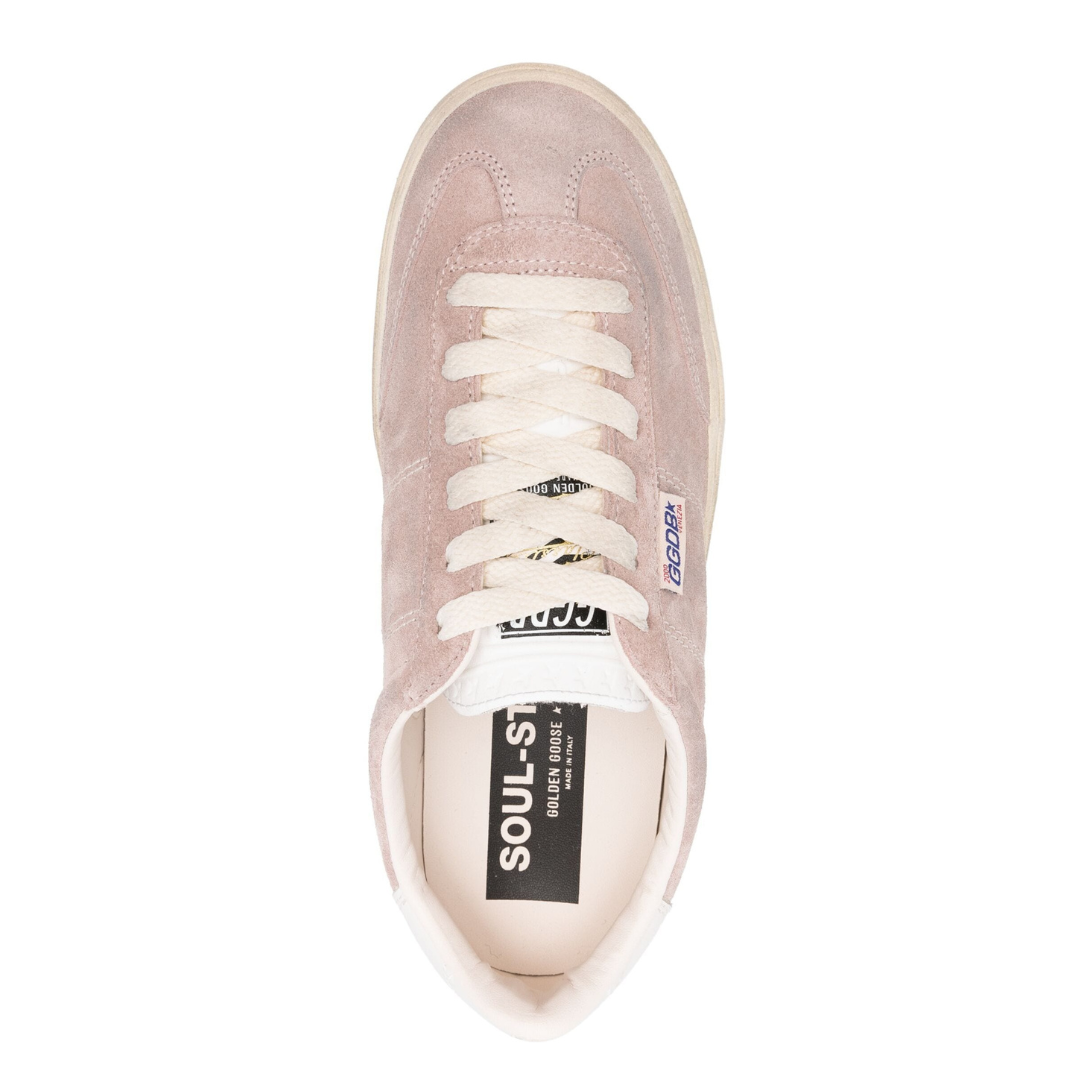 Powder Pink Soul Star Sneakers - Women's Fashion Casual Shoes for Walking, Running & Gym - Trendy Comfortable Athletic Footwear for Daily Wear & Workouts
