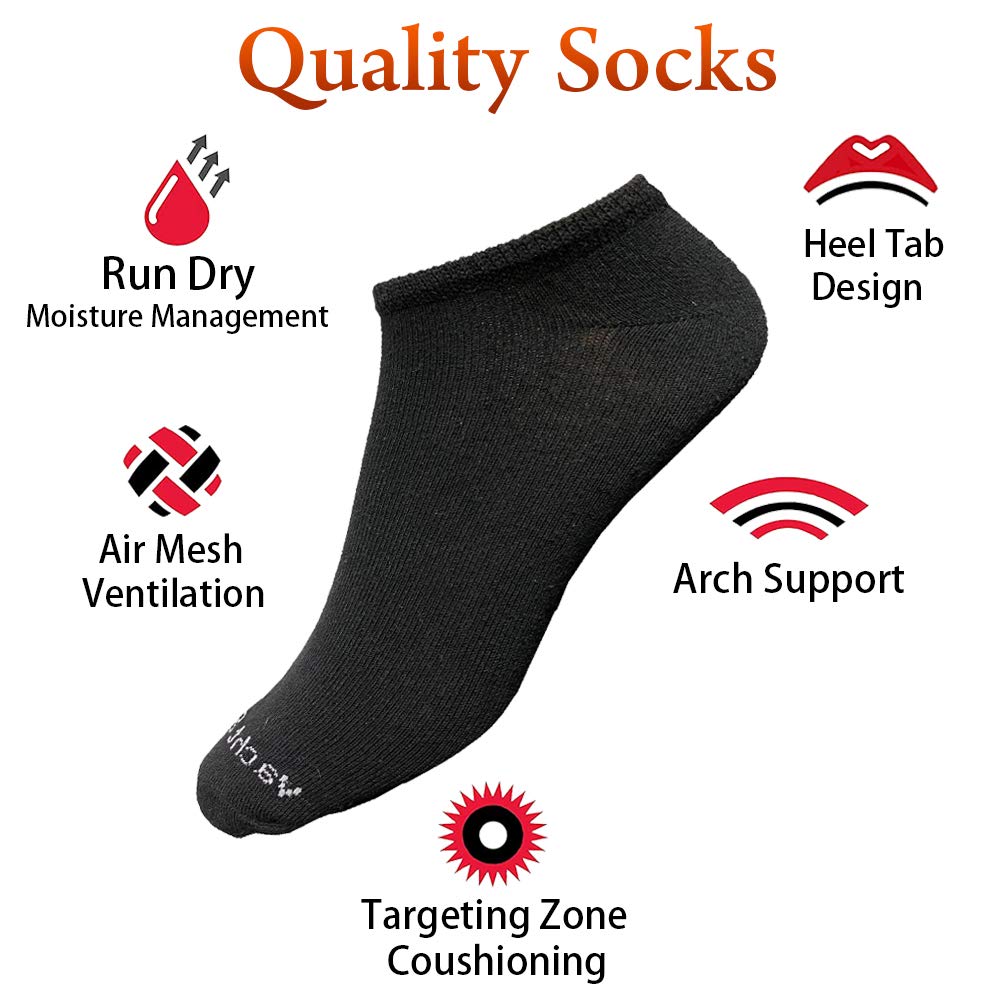 Yacht & Smith 240 Pair Low Cut Athletic Socks - Thin, Comfortable & Breathable for Men & Women - Bulk Wholesale Sports Socks for Running, Gym, Yoga & Daily Wear