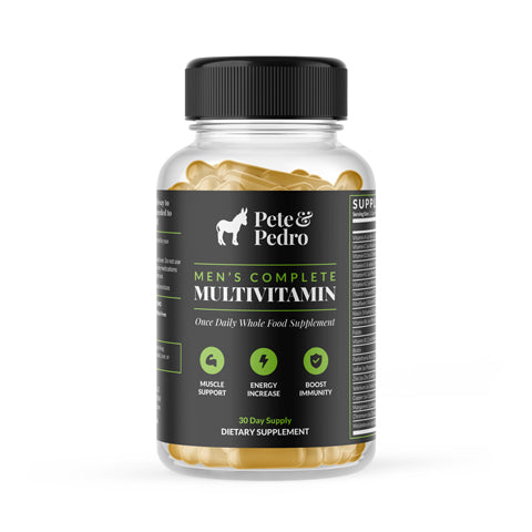 Best Men's Whole Food Multivitamin Supplement - Organic & Natural Daily Vitamins for Energy, Immunity & Wellness - Perfect for Active Lifestyles, Fitness & Workout Recovery