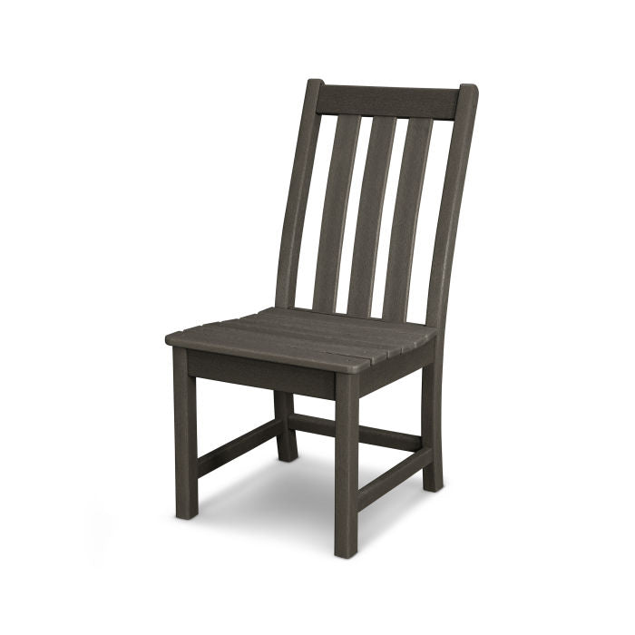 POLYWOOD Vineyard Dining Side Chair - Weather-Resistant Outdoor Furniture for Patio, Garden & Poolside Use