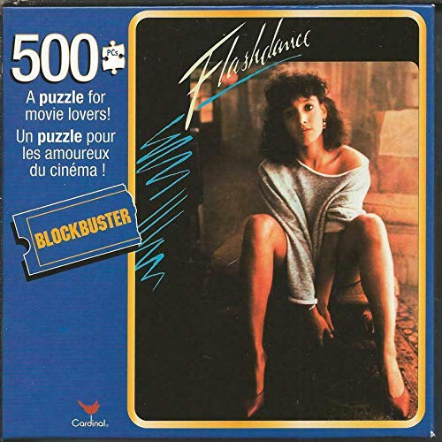 2020 Blockbuster Video Flashdance 500-Piece Jigsaw Puzzle by Cardinal - New & Sealed - Perfect for Family Game Nights & Movie Lovers