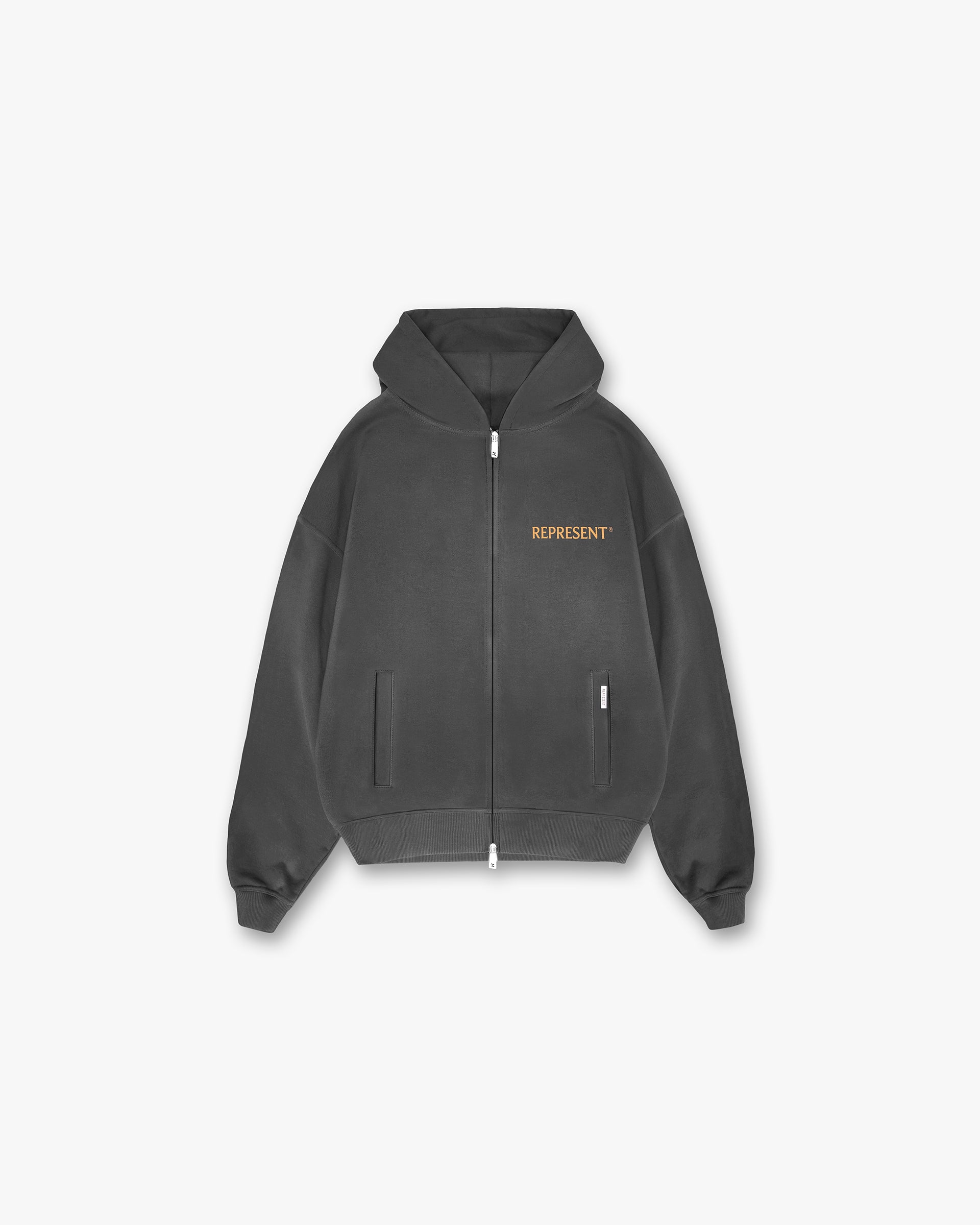 Higher Truth Zip Through Hoodie - Aged Black | Premium Fleece Pullover for Men & Women | Perfect for Outdoor Activities & Casual Wear