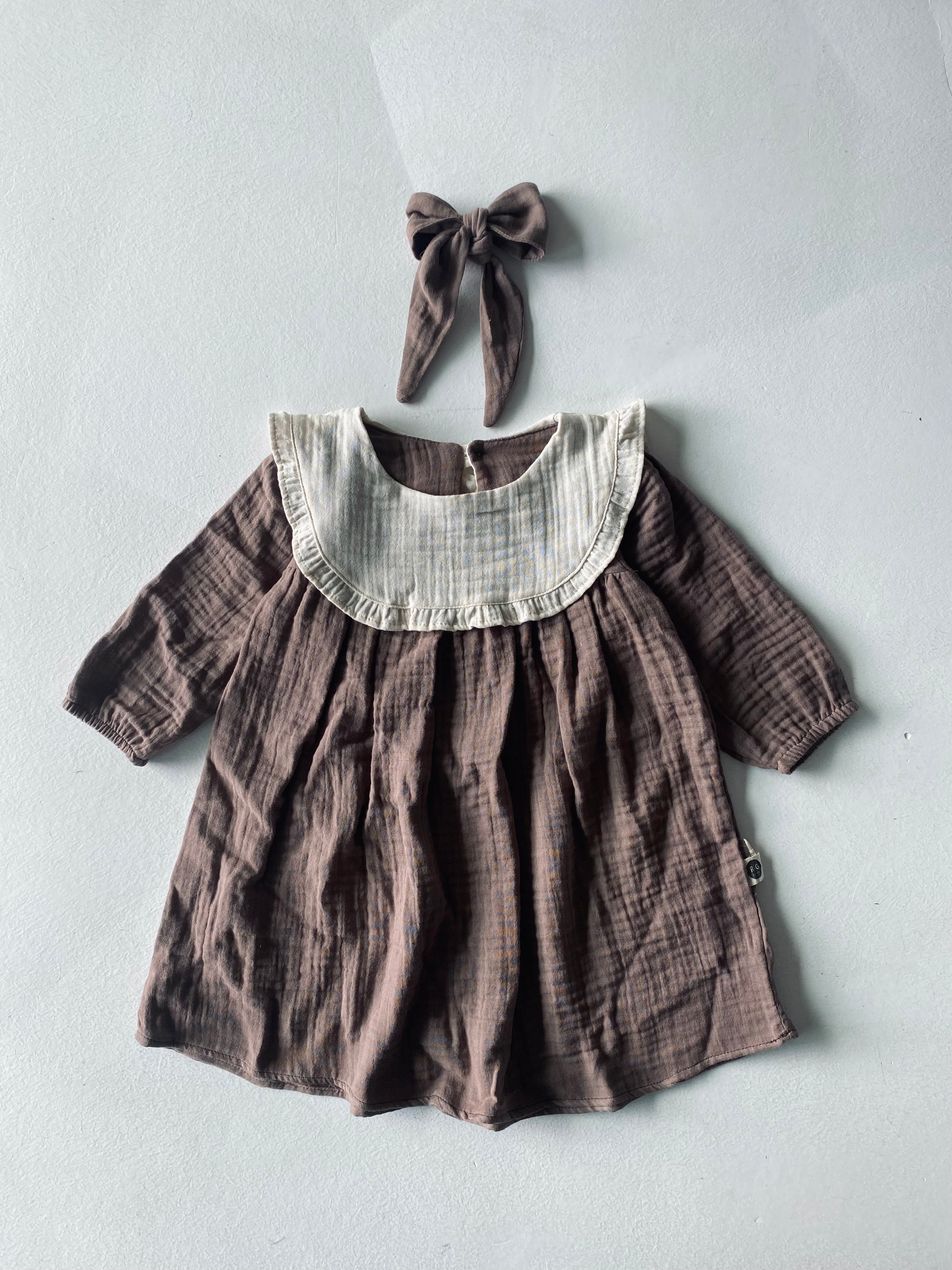 Soft and Breathable Muslin Baby Dress - Comfortable & Stylish for Newborns, Infants - Perfect for Everyday Wear, Playtime, and Special Occasions