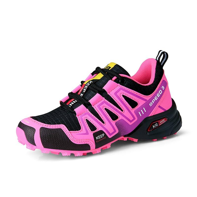 Breathable Women's Hiking Shoes - Waterproof Lightweight Non-Slip Walking Shoes for Outdoor Camping, Trekking, Tennis & Sports | Perfect for Trail Hikes, Gym Workouts & Daily Comfort Wear