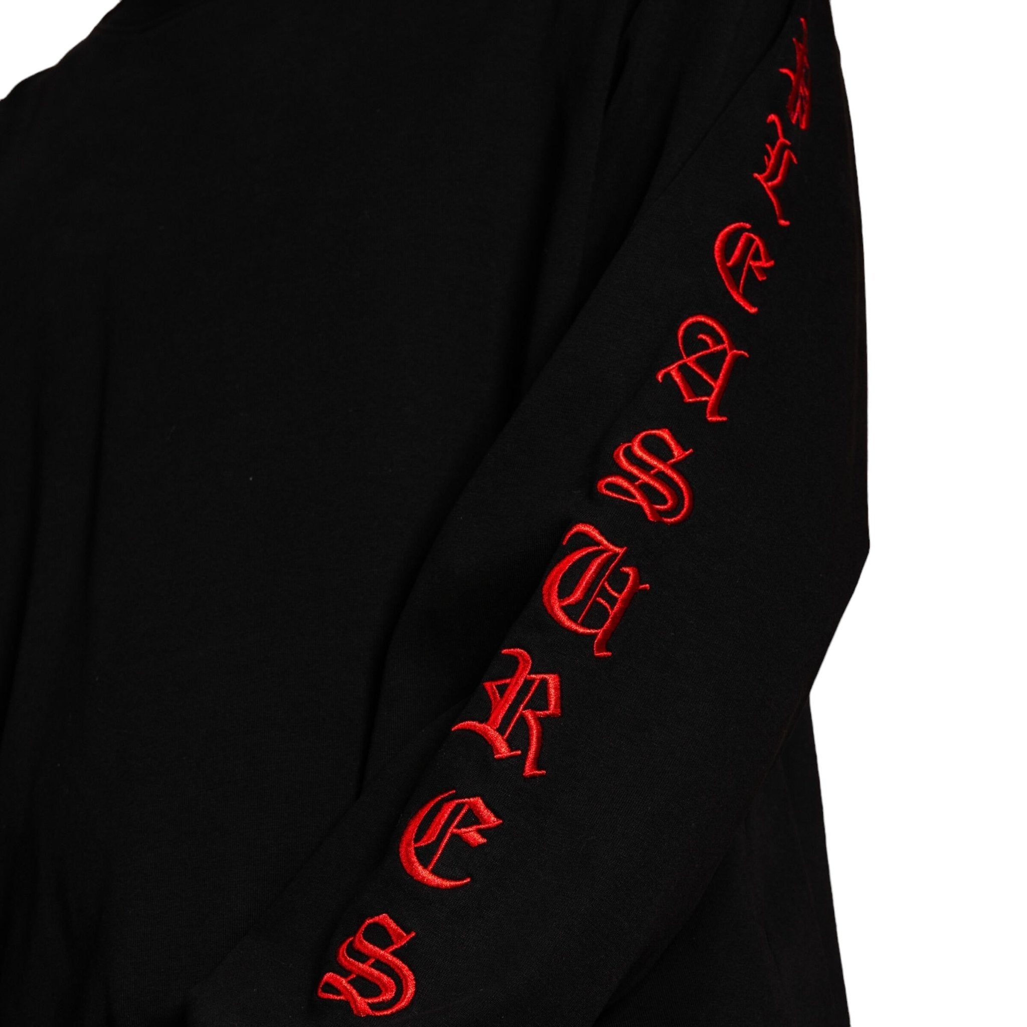 Pleasures Oe Heavyweight Long Sleeve Black T-Shirt for Men | Streetwear Fashion | Casual Wear & Layering