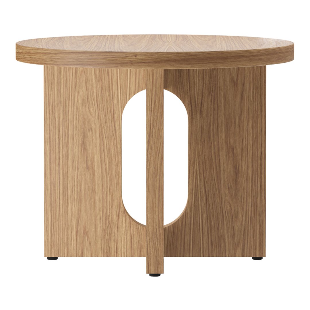 Modern Androgyne Side Table - Minimalist Nightstand, Bedside Table for Bedroom, Living Room & Office - Stylish End Table with Storage Shelf